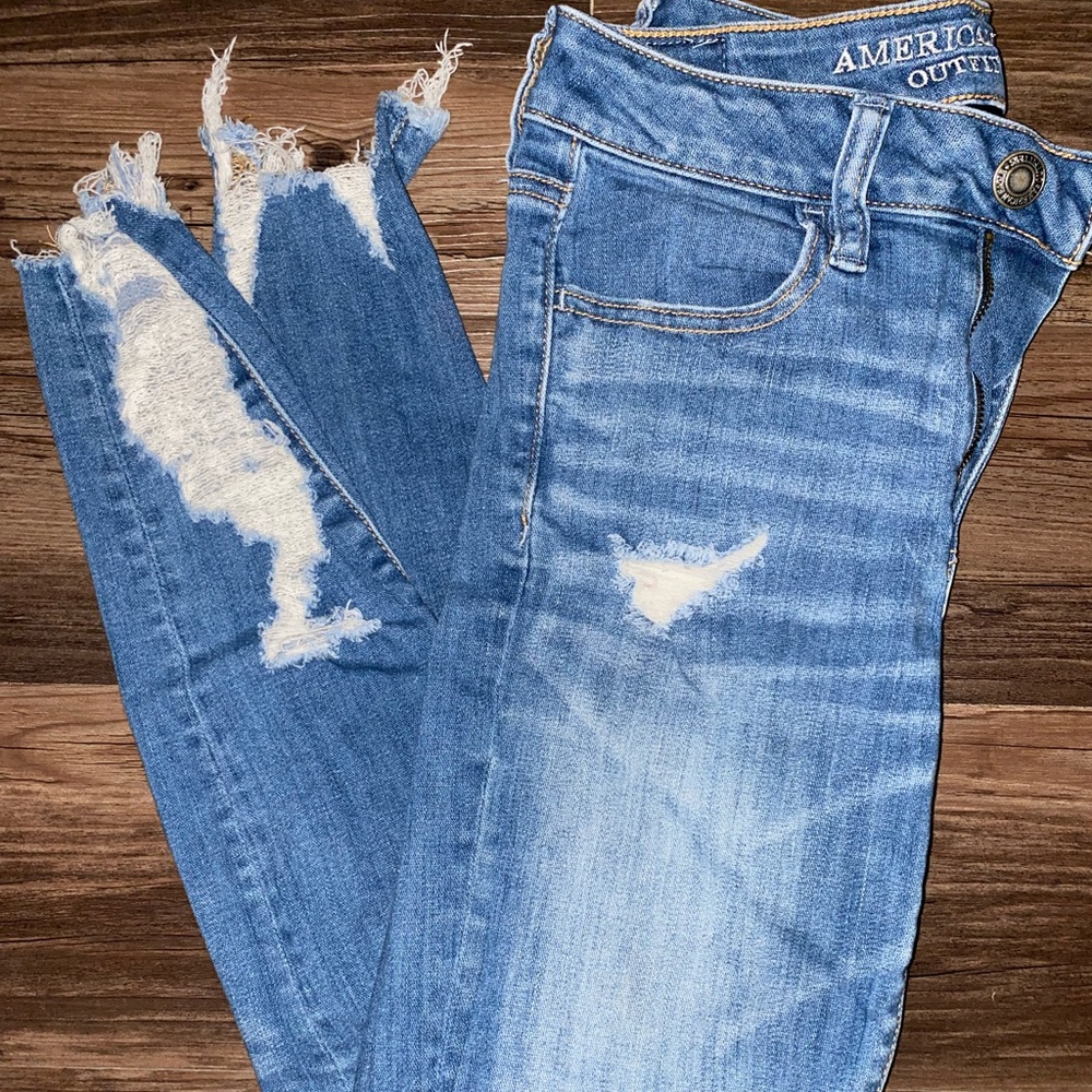AE high-rise jeggings